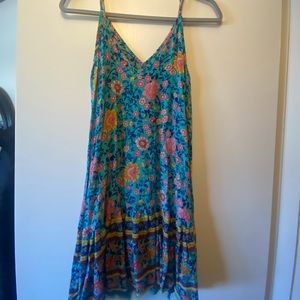 SHEIN- Blue Floral Dress